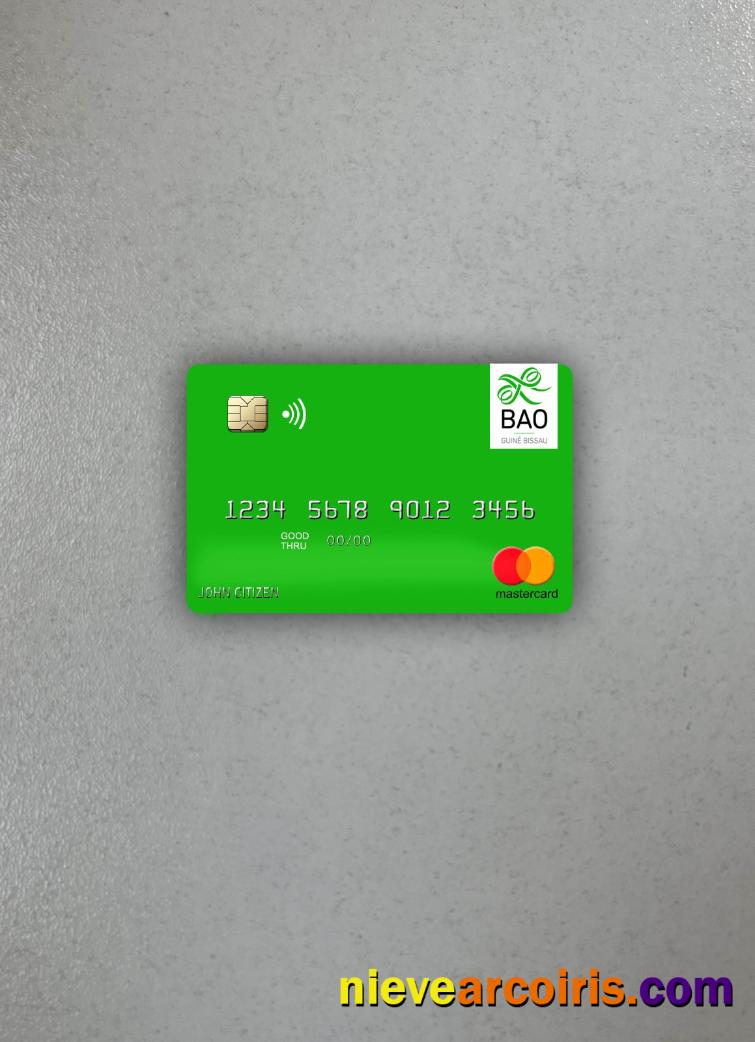 Guinea Bissau Banco Da Africa Ocidental mastercard photolook